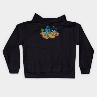 Jurassic Play Park Kids Hoodie